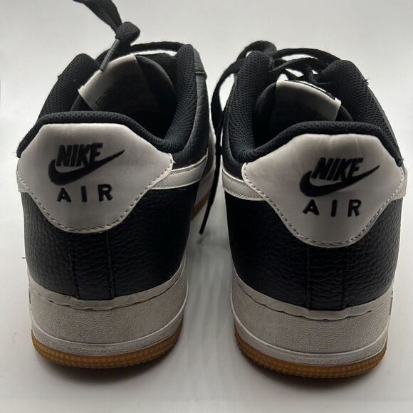 Nike Men's Air Force 1 '07 "black /‎ white" Shoes- Men 10.5 - Picture 3 of 8